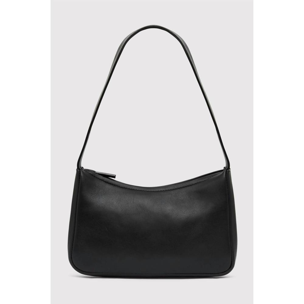 St. Agni Black Leather Shoulder Bag
